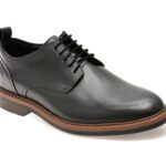 Pantofi eleganti CLARKS negri, ALDWIN LACE, din piele naturala
