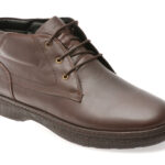 Ghete OTTER maro, SH8623, din piele naturala