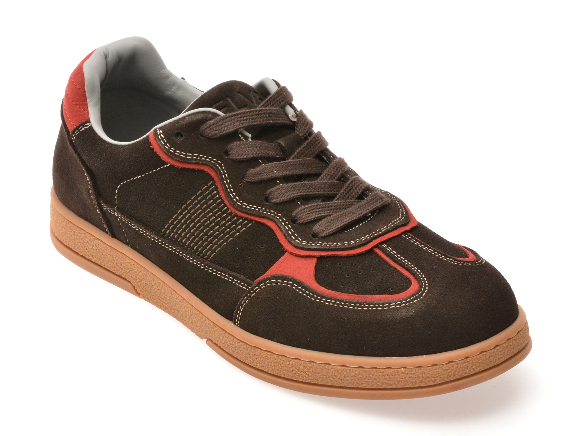 263d8efc81052740bb93110d7a83d3d0269d64cee71d756face9af032946f1a8 Pantofi sport Dama FLAVIA PASSINI maro, 9715, din piele intoarsa - imagine 1