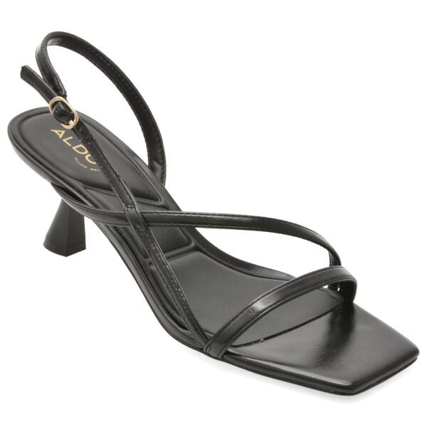 Sandale elegante ALDO negre, NASTAZIA 001, din piele ecologica