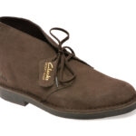 Ghete CLARKS maro, DESERT BT EVO, din piele intoarsa