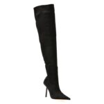 Cizme Femei elegante ALDO negre, CALDAN 001, din material textil