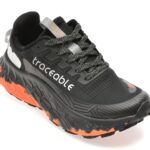 Pantofi sport TRACEABLE negri, 6655, din material textil