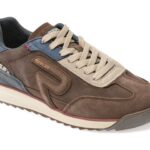 Pantofi sport REPLAY maro, MSIB02L, din piele intoarsa