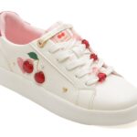 Pantofi sport Dama ALDO albi, CHERRY LOVE 100, din piele ecologica