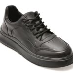 Pantofi sport EPICA negri, 81967, din piele naturala