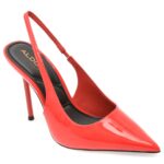 Pantofi dama eleganti ALDO rosii, PUCKERUP 600, din piele ecologica