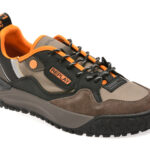 Pantofi sport REPLAY gri, MSF701T, din material textil si piele naturala