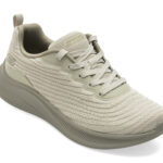 Pantofi sport Dama SKECHERS gri, BOBS MODA FLEX, din material textil