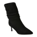 Botine elegante FLAVIA PASSINI negre, 83315, din piele intoarsa