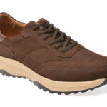 Pantofi sport GRYXX maro, BS1010, din nabuc
