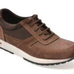 Pantofi sport OTTER maro, 1094, din nabuc