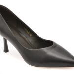 Pantofi dama eleganti EPICA negri, G09630, din piele naturala