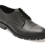 Pantofi eleganti ALDO negri, FERRUCI 001, din piele naturala