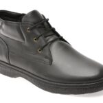 Ghete OTTER negre, SH8623, din piele naturala