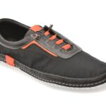 Pantofi sport Dama EVIDA negri, EV2925, din piele naturala