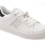 Pantofi sport Dama REMONTE albi, D3E02, din piele naturala