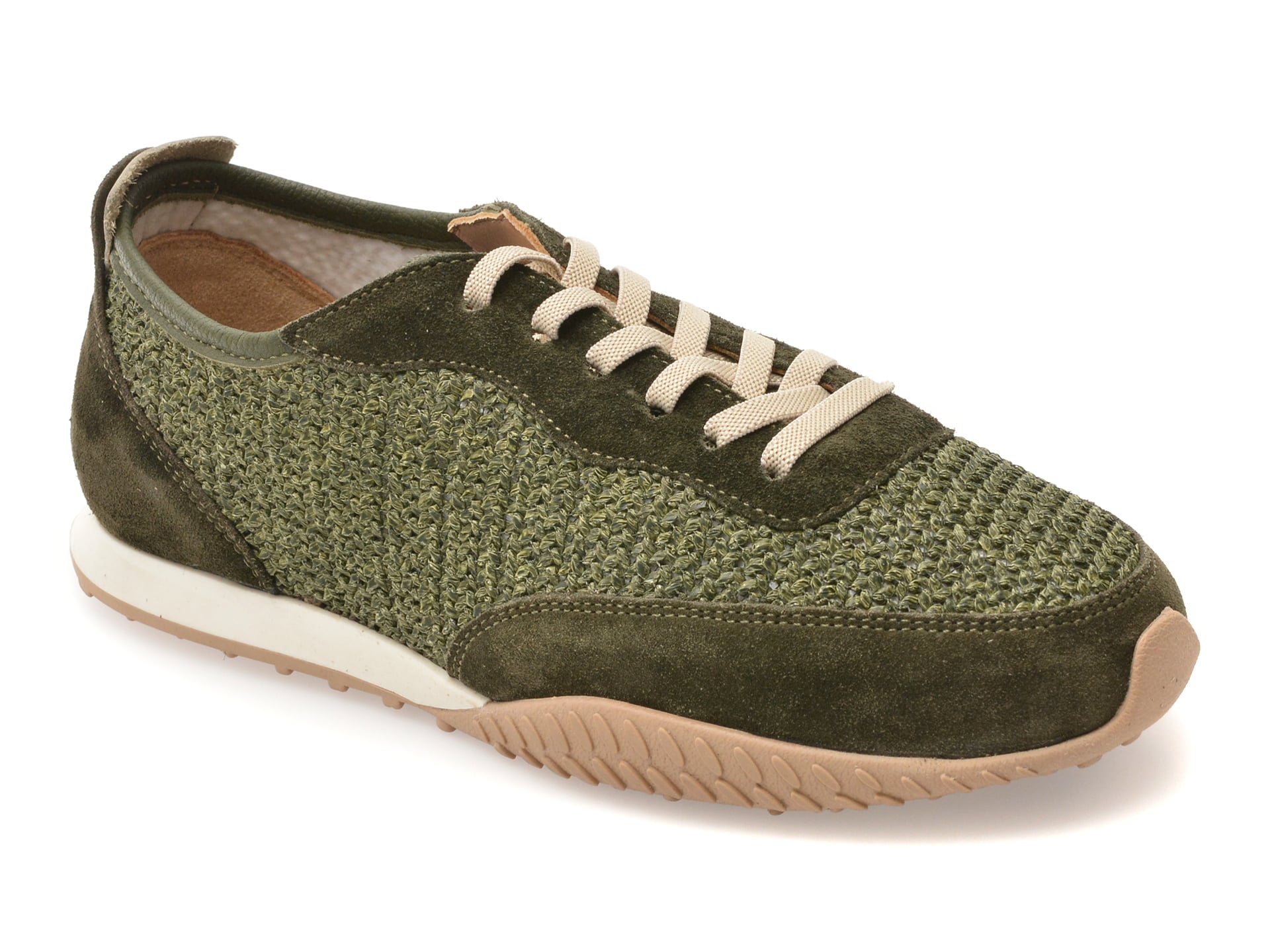 3953cae28370ca2e1a254258b2d0cbd1726fb797bc8d42500f1f2da716ba05dd Pantofi sport Dama GRYXX verzi, PM6398, din material textil - imagine 1