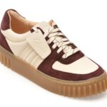 Pantofi sport Dama CLARKS visinii, MAYHILL LACE, din piele naturala