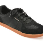 Pantofi sport SKECHERS negri, PLACER, din material textil
