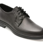 Pantofi eleganti OTTER negri, A606, din piele naturala