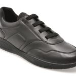 Pantofi sport Dama GEOX negri, U45BXE, din piele naturala