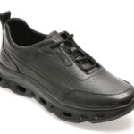 Pantofi sport EPICA negri, RF723, din piele naturala