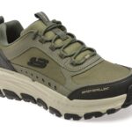 Pantofi sport SKECHERS kaki, D LUX TREKKER, din material textil