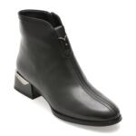 Botine FLAVIA PASSINI negre, DX712A, din piele naturala