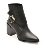Botine elegante EPICA negre, 6125099, din piele naturala