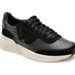 Pantofi sport CLARKS negri, CRAFT PACE, din piele naturala