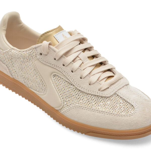 Pantofi sport Dama SKECHERS nude, HOTSHOT, din material textil
