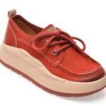 Pantofi sport Dama GRYXX rosii, 68656, din piele naturala