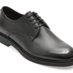 Pantofi eleganti EPICA negri, G74, din piele naturala