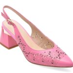 Pantofi dama EPICA roz, JI60048, din piele naturala