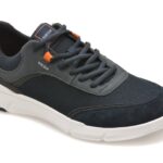 Pantofi sport GEOX bleumarin, U65N8A, din material textil