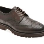 Pantofi eleganti EPICA maro, M296, din piele naturala