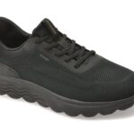 Pantofi sport GEOX negri, U55MPA, din material textil