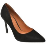 Pantofi dama eleganti EPICA negri, E19070, din piele intoarsa