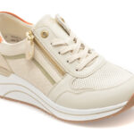 Pantofi sport Dama REMONTE albi, D0T10, din piele ecologica