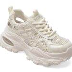 Pantofi sport Dama GRYXX albi, 979, din piele naturala