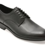 Pantofi eleganti EPICA negri, DX825, din piele naturala
