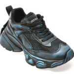 Pantofi sport Dama GRYXX negri, 5001, din material textil