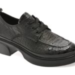 Pantofi dama GRYXX negri, 387386, din piele naturala