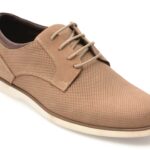 Pantofi OTTER gri, 1099, din nabuc