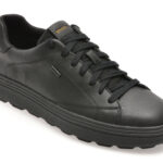 Pantofi sport GEOX negri, U56LUC, din piele naturala