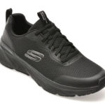 Pantofi sport SKECHERS negri, EDGERIDE, din material textil