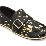 Pantofi dama EPICA PREMIUM negri, HF1256, din piele naturala