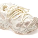 Pantofi sport Dama GRYXX albi, 9898, din material textil