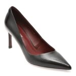 Pantofi dama eleganti EPICA PREMIUM negri, 23933, din piele naturala lacuita
